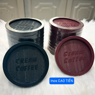 Đế lót ly nhựa dẻo cao cấp - combo 10 đế