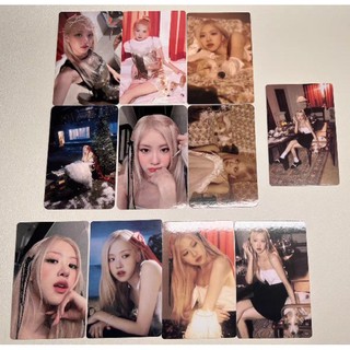Set card ảnh unoff BLACKPINK Rose - Season's Greetings HANK, The Album, Born Pink