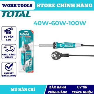 Đồ nghề total mỏ hàn chì 40w - 60w - 100w , tet1406 / tet1606 / tet10006 / tet2606