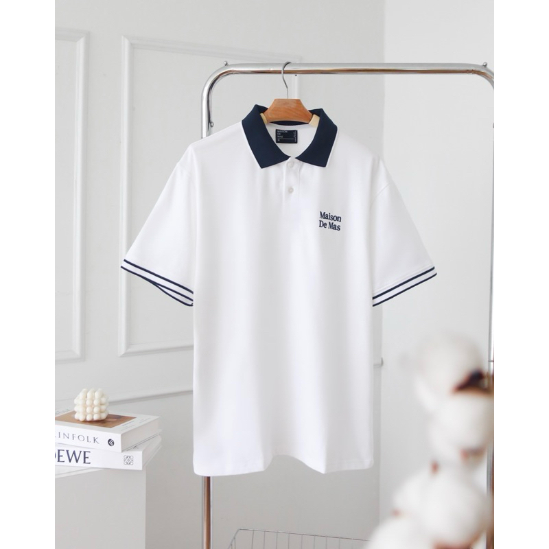 Áo Collar Polo / WHITE
