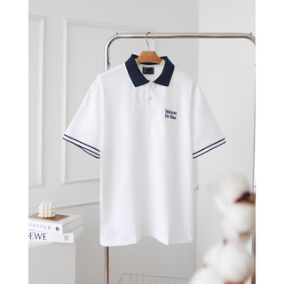 Áo collar polo / white