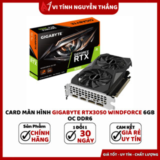 [FULL VAT] VGA - CARD MÀN HÌNH GIGABYTE GeForce RTX 3050 WINDFORCE EAGLE OC 6G DDR6