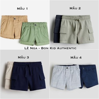 Set 2 quần short bé trai HM US/JP sz từ 6-9m đến 3-4y