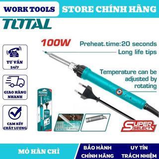 Đồ nghề total mỏ hàn chì 100w tet1100831