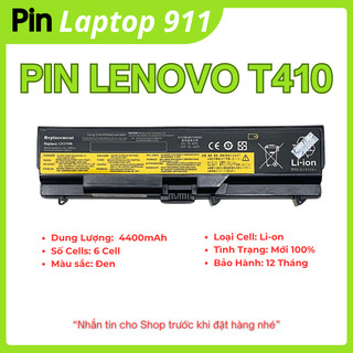 Pin laptop Lenovo ThinkPad T410 T420 T510 T520 L410 L412 L420 L421 L510 L512 L520 SL410 SL510 –T410- 6CELL| BH 12 THÁNG