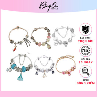 Vòng charm Pandora Cherry Blossoms Pendant Charm Bracelets