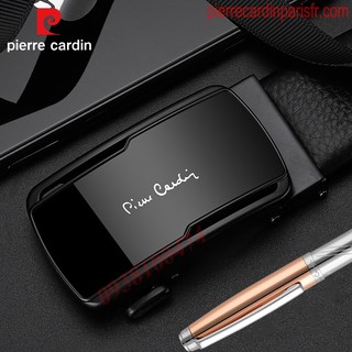 Thắt lưng Pierre Cardin chính hãng dây da bò thật khóa chốt tự động PCJ1044