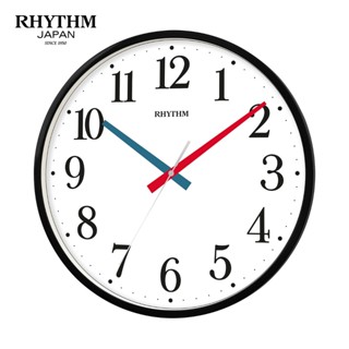 Đồng hồ treo tường Nhật Bản Rhythm CMG619NR02- Kt 30.5 x 3.5cm, 630g, Vỏ nhựa. Dùng Pin.