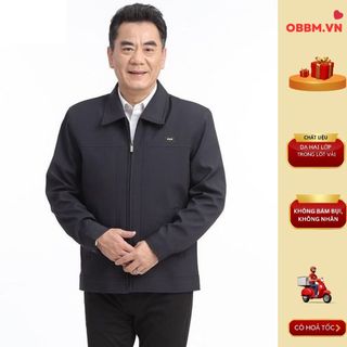 Áo dạ 2 lớp cho  người già tặng bố tặng ông cực đẹp (ms492+ áo kaki nam), có hỏa tốc HN