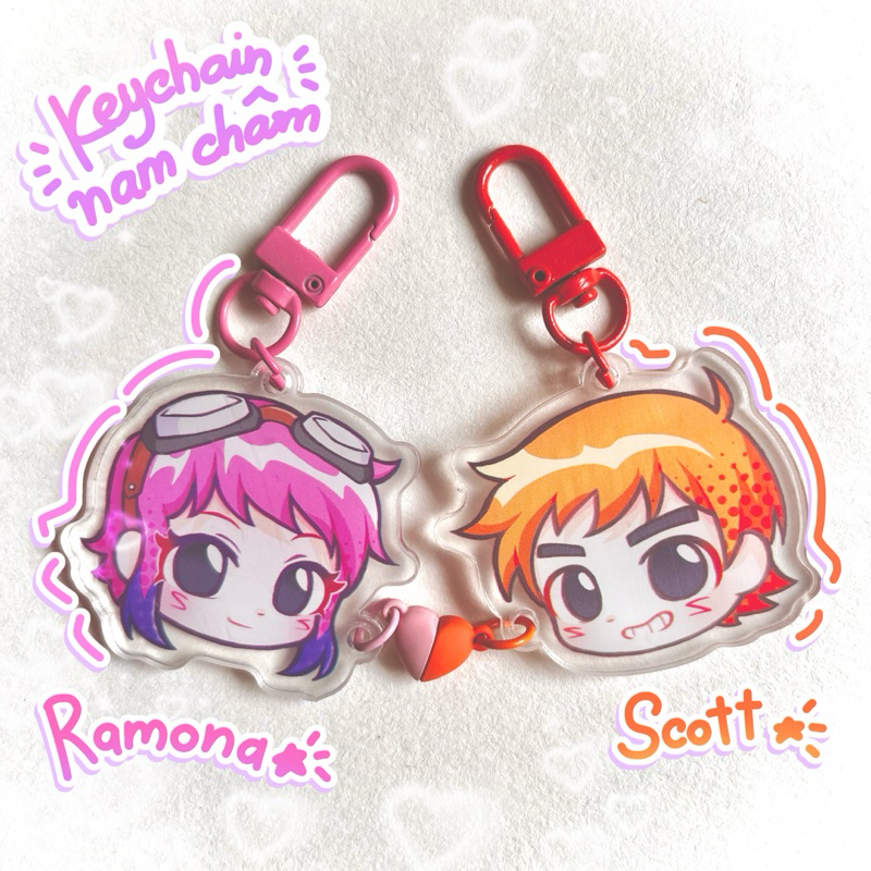 Keychain nam châm Scott Pilgrim vs The World