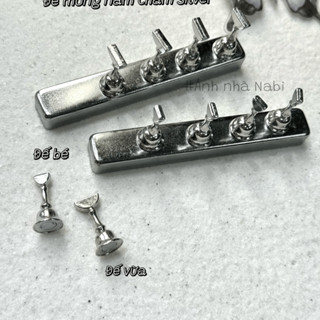 Đế móng nam châm silver lực hút mạnh làm nailbox