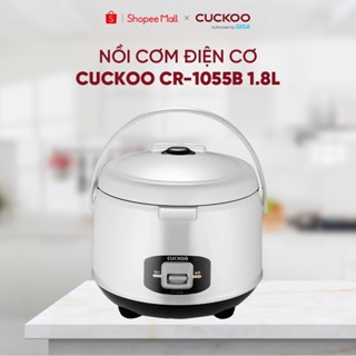 Nồi Cơm Điện Cơ Cuckoo CR-1055B 1.8L - Lòng nồi hợp kim nhôm phủ chống dính, 2 mâm nhiệt - Công suất 650W - Dễ vệ sinh