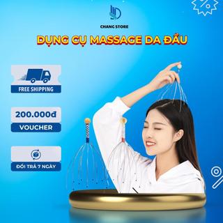 Dụng cụ massage da đầu thông minh, dụng cụ gãi ngứa da đầu giúp thư giãn