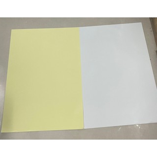 (Giá rẻ) Giấy Decal A4 đế vàng tốt - 100 tờ/xấp
