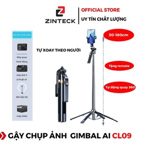 Gậy chụp ẩnh 4 chân kết hợp gimbal ai cl09 - gậy chụp ảnh quay 360° - tặng kèm remote - chiều cao 30-180cm
