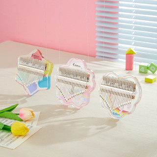 Đàn Kalimba Woim Thumb Piano Pha Lê Trong Suốt Crystal Clear 17 Phím 3 Mẫu Âm Chuẩn Không Tịt Đủ Phụ Kiện Kèm Theo