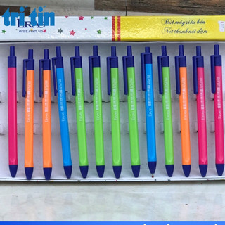 5 cây BÚT BI SIÊU TRƠN 0.5MM E134 (vpp Tritin)