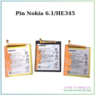 Pin Nokia 6.1/HE345,Thay thế ,mới