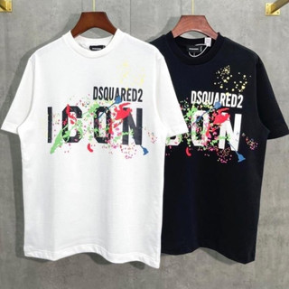 Áo Thun Boy Phố Dsquared2 7 màu in pet chất cotton mềm Form Rộng Tay Lỡ Cổ Tròn hottrend Thời Trang Dành Cho Nam Nữ