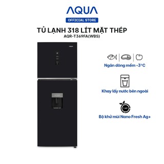 Freeship toàn quốc - tủ lạnh inverter ngăn đông trên aqua 318 lít aqr-t369fa