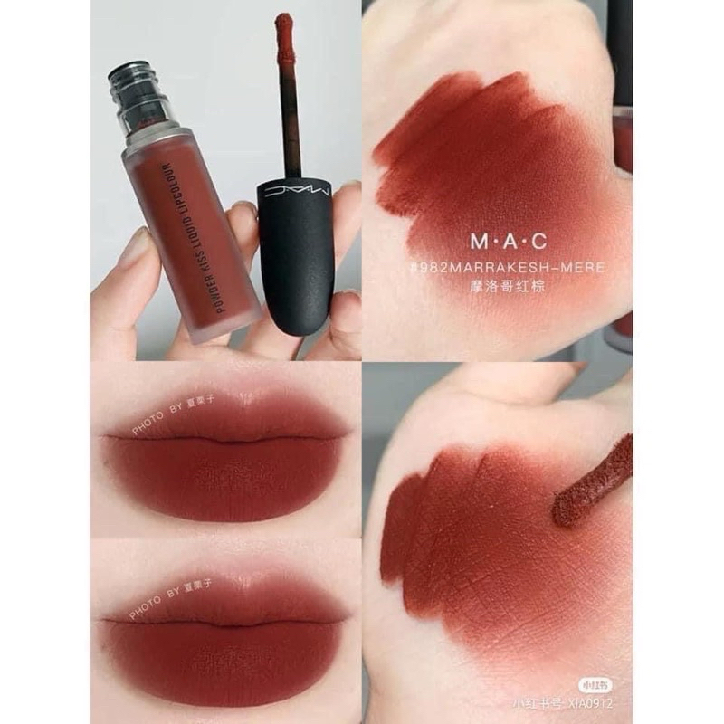 (ĐMN) SON MAC POWER KISS LIQUID MÀU 982 MARRAKESH MERE