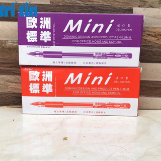 10 BÚT NƯỚC MINI GEL (Đen, Xanh, Đỏ, Tím) (vpp Tritin)