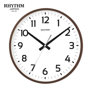 Đồng hồ treo tường Nhật Bản Rhythm CMG619NR06- Kt 30.5 x 3.5cm, 630g, Vỏ nhựa. Dùng Pin.