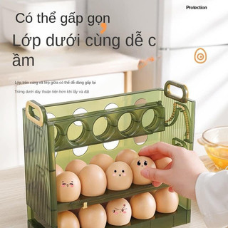 Khay đựng trứng 3 tầng dạng lật tiện dụng