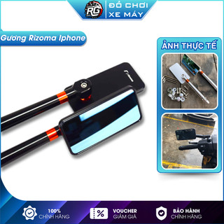 Gương chiếu hậu RIZOMA hình iphone từ nhôm CNC hàng loại 1 (giá 1 cái)