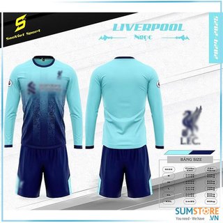 Áo Thủ Môn Li-ver-pool Ngọc Tay Dài - Đồ Đá Banh Dài Tay 2024