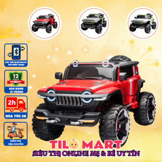 Xe ô tô điện trẻ em cao cấp, xe oto điện cho bé 4 động cơ TILO KIDS TLK-6789 có 2 chỗ ngồi, hệ thống giảm sốc