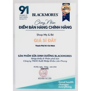 [Date 2027] [THÙNG] Sữa BLACKMORES Úc Số 2 - Sữa Bột Công Thức 900g