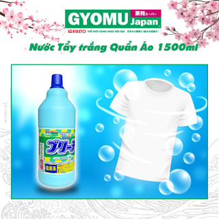 Nước Tẩy trắng Quẩn  Áo 1500ml - hàng nội địa Nhật Bản - Gyomu Japan