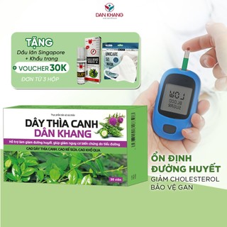 Dây Thìa Canh Dân Khang hạ đường huyết kiểm soát đường huyết giảm biến chứng của bệnh tiểu đường