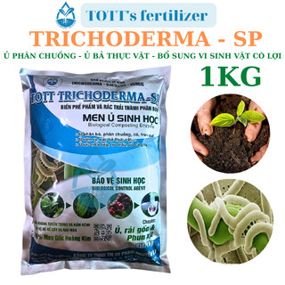 Men vi sinh nấm TRICHODERMA dùng ủ phân và xử lý đất gói 1kg TOTT's fertilizer