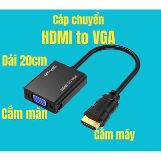 (Hàng Hãng) Cáp HDMI to VGA VIKI LINK , dây chuyển đổi từ HDMI sang VGA chất lượng cao, dây kết nối máy chiếu,màn hình