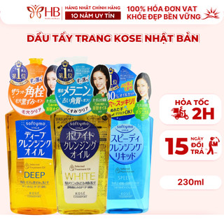 Dầu tẩy trang Kose Nhật Bản 230ml, tẩy trang dạng dầu sạch sâu dịu nhẹ cho mọi loại da Cleansing Oil Japan