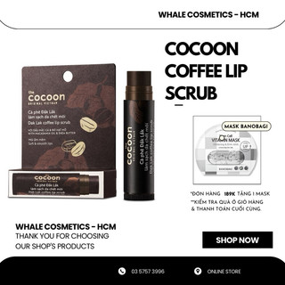 Tẩy Tế Bào Chết Môi Cocoon Dak Lak Coffee Lip Scrub 5g