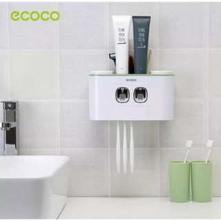 Bộ nhả kem đánh răng, nhả kem cao cấp ecoco 4 cốc tiện lợi