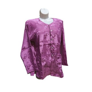 Áo lụa áo gấm bà ba có túi cho bà già