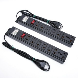 Ổ Cắm Điện 6 Lỗ Cắm 2 Công Tắc