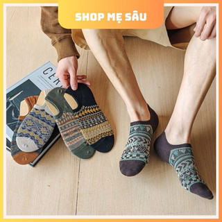 Tất/vớ Nam thổ cẩm, tất lười Nam Vintage - Shop Mẹ Sâu