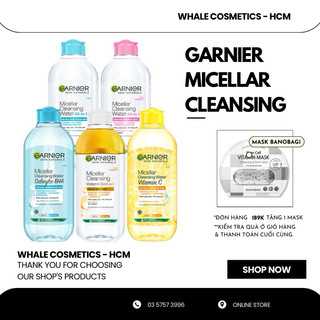 Nước tẩy trang Garnier Micellar Cleansing Water 400ml