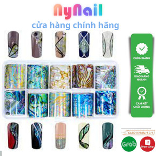 Foil Dán Móng Hiệu ứng vân đá Hộp 10 cuộn