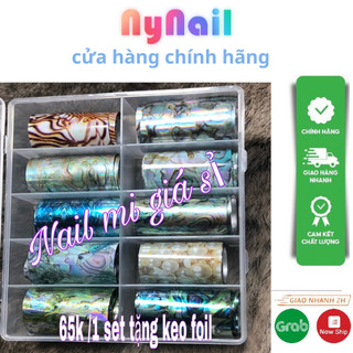 Foil Dán Móng Hiệu ứng vân đá Hộp 10 cuộn