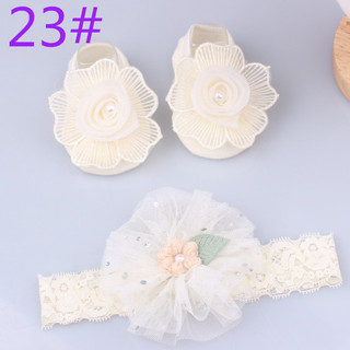 set 2 món vớ và băng đô cho bé 0-3m