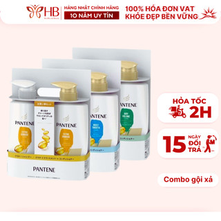 Dầu gội Pantene Nhật Bản set 2, bộ dầu gội xả Pantene set 2 ( gội, xả)