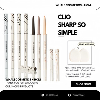 Chì Kẻ mắt CLIO Sharp So Simple Waterproof Pencil Liner
