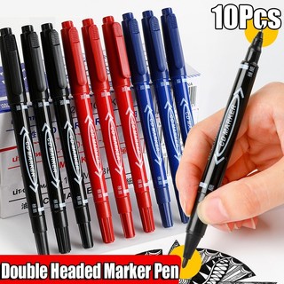 Bút marker - bút lông dầu 2 đầu mực không thấm nước