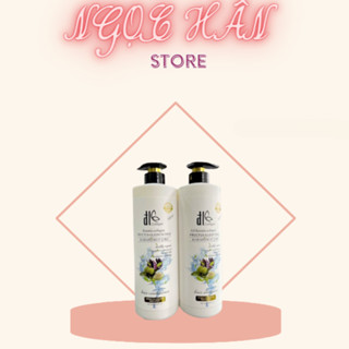 Cặp Dầu Gội Xả DL KERATIN COLLAGEN - Dầu Gội Bồ Kết Hoa Bưởi Phục Hồi Tóc Hư Tổn